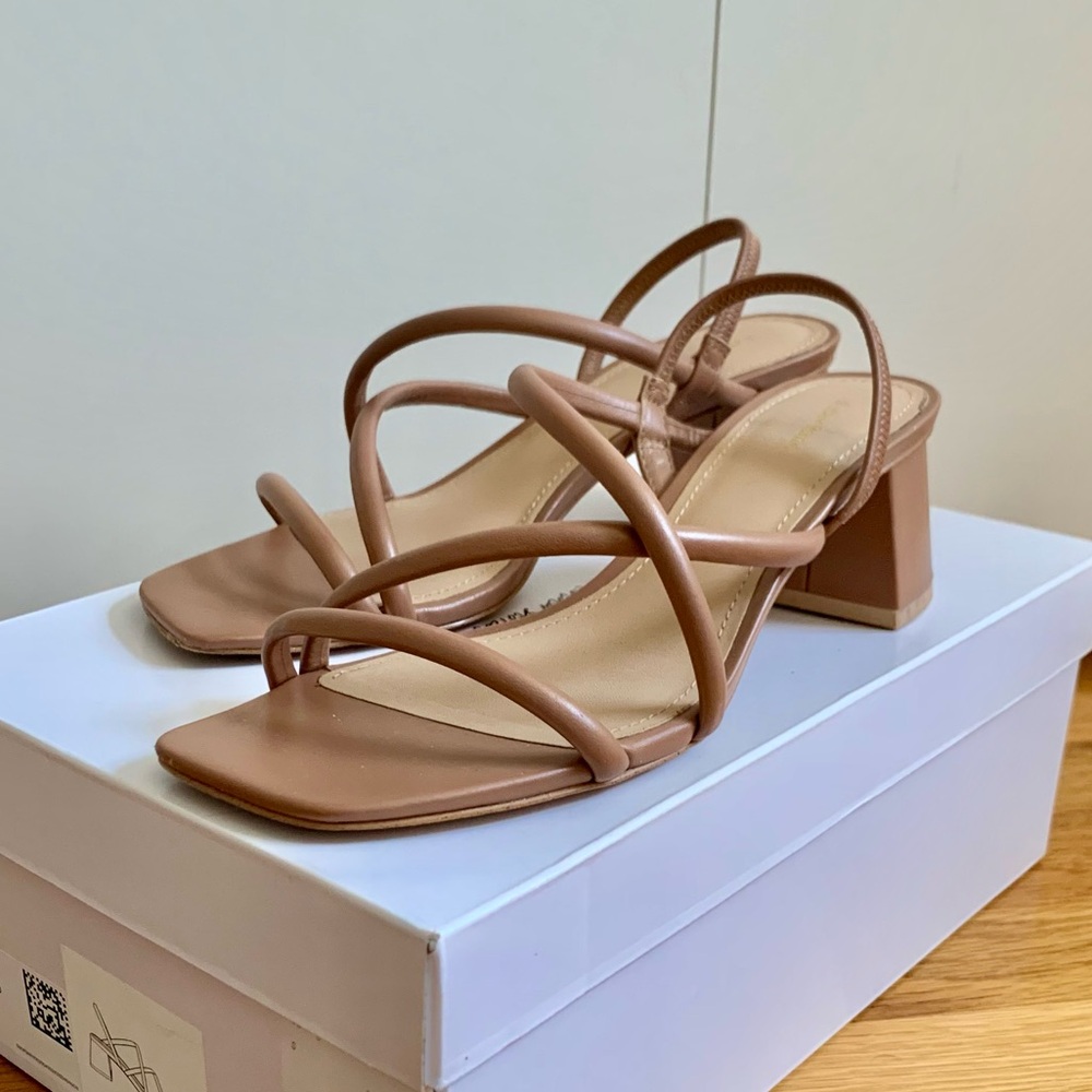 & Other Stories Strappy Block Heels